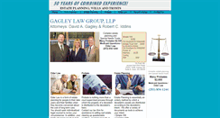 Desktop Screenshot of gagleylaw.com